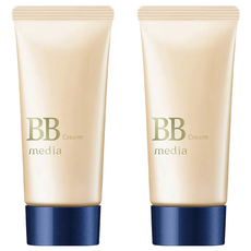 media 媚點 台灣公司貨 自然光感美肌BB霜 SPF35 PA++, 01 亮膚色, 35g, 2件