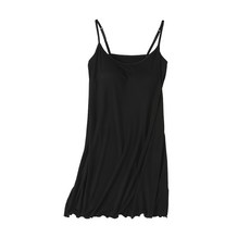 NEW FORCE 無袖細肩帶連身裙 附胸墊BRA