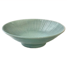 綠刻十草拉麵碗 - 日本製 寬: 25cm / 高: 8cm / 容量: 990mL 陶瓷材質, 1個