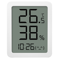 miaomiaoce 秒秒測 溫濕度計 LCD版, 白色, 浴室適用, 溫濕度記錄, 1個