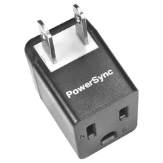 群加 PowerSync 3轉2電源轉接頭 L型 黑色 2入組, 1組