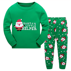 愛北鼻 兒童薄長袖套裝 聖誕系列