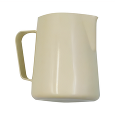 304不鏽鋼經典款 350mL 白色 咖啡拉花杯, 1個