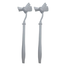 Easy Cleaning Solution 潔田屋 Life+ 立馬雙面衛浴刷 特殊刷毛設計 可吊掛設計, LF349, 2個