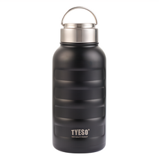 TYESO 泰碩 304不鏽鋼毛毛蟲保溫瓶, 黑色, 750ml, 1個