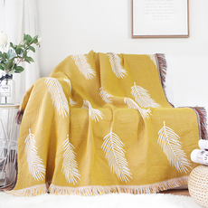 好物良品雙面針織沙發毯 蓋毯 露營毯 全棉四季適用 親膚柔軟