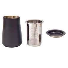 304不鏽鋼篩粉器 (雅黑色), 1個