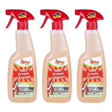 Poliboy 德淨 強力除油清潔劑, 橘子香味，適用於玻璃及不鏽鋼鍋/爐具清潔, 500ml, 3瓶