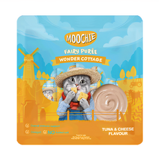 MOOCHIE 姆吉 濃郁奶香貓肉泥, 鮪魚起司, 375g, 1袋