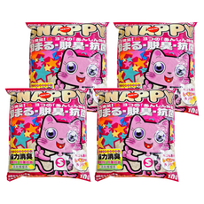 SNAPPY 細貓砂 凝結力強 低粉塵 香氛顆粒, 檸檬香, 10L, 4包