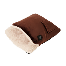 NeedsLabo USB發熱保暖腳墊, 咖啡色 Freesize