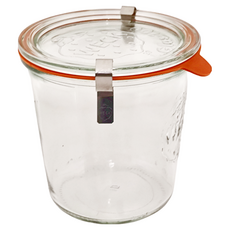 WECK 附蓋 Mold Jar玻璃罐 Set 580mL 附配件, 1個