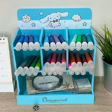 Sanrio 三麗鷗 大耳狗喜拿木製格子桌面收納盒 SHG1019 20.5 x 13.2 x 22cm, 甜點日, 3層