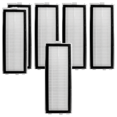 YOLOMi 悠樂米 高品質副廠濾網套6件組,適用石頭 Q revo Curv掃地機器人,經濟實惠,輕鬆替換, 1組, 單一商品