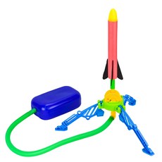 智裕玩具 腳踏式彈射飛天火箭 可調角度/多人露營遊戲 1632 火箭發射器90 x 43 x 36cm + 火箭頭24 x 3 x 3cm + 腳踏板18.5 x 10 x 6cm, 1盒