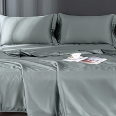 貝淇小舖 60支床包枕套組 - 萊賽爾纖維, 星辰銀