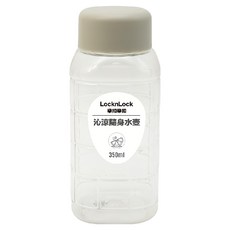 LocknLock 樂扣樂扣 沁涼隨身水壺, 深奶茶, 350ml, 1個