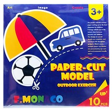 FLOWER MONACO 兒童趣味造型剪紙, 户外, 10張, 1組