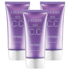 L'EGERE 水透亮CC霜, 保濕潤色, 45g, 3條