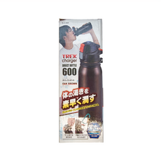 PEARL LIFE 珍珠金屬 TREK charger 彈蓋式保溫瓶 H-6829 110 x 80 x 260mm, 咖啡色, 600ml, 1個