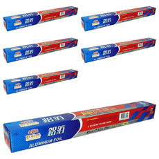 點秋香 鋁箔, 多用途食物包裝烹煮燒烤, 45cm*7.62m, 6盒