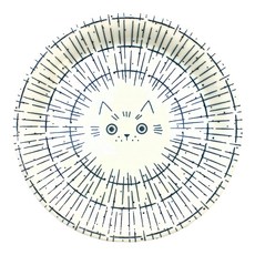 Sango 三鄉陶器 貓咪陶瓷碗 直徑16.5 x 5cm 450ml, 295304, 1個