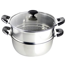 SHIMIZU 清水 一家之煮火鍋蒸籠組, 1個, 30cm