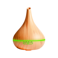 細口香薰機 Set 400mL 香薰加濕淨化夜燈, CAAD0061A, 淺色木紋