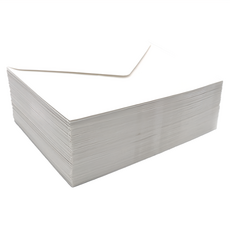 Maumdama Heartily 空白明信片信封 165 x 115 mm, 100張, 白色