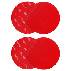 spider loc 強力圓形雙面膠帶 2個套裝, 透明, 4個