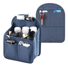 城市漫遊 後背包包中包 藏青色 - 多層隔間設計 輕巧材質, M, 1個