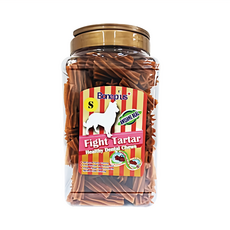 Boneplus 螺旋六星潔牙棒 360度旋轉清潔 鋸齒狀深層清潔, 起司, 1桶, 750g