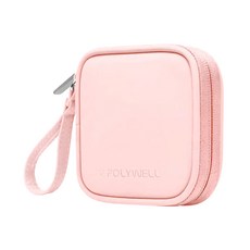 POLYWELL 寶利威爾 迷你隨身收納包, PW15-T65-0330, 粉紅色, 1個