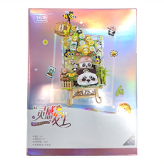 LoZ 1302 立體畫 3歲以上, 熊貓密語, 1盒