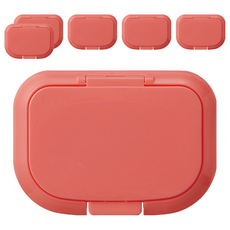 Skater 可重複使用濕紙巾蓋 WTL1AG, 紅色, 6個