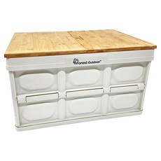 Forest Outdoor 群森戶外 魔術收納箱 52 x 35.5 x 29cm, 醇白, 1層, 1個