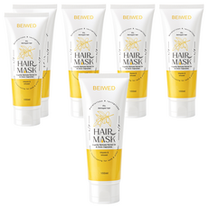 BEIWED 貝薇美學 瞬效柔絲水漾護髮膜, 深層護理 柔軟髮絲 有光澤 染燙髮適用, 150ml, 6條