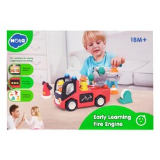 Hola Toys 早教消防車，18個月以上，10+功能, 1個