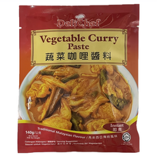 DeliChef 咖哩醬料 適合蔬菜風味, 1個, 140g