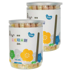 日初禾作 好棒棒 糙米餅 8個月以上, 梔子花, 50g, 2罐