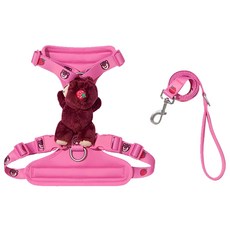 VETRESKA 未卡 皮克斯牽引繩 胸背+牽繩, S, 熊抱哥, 1組