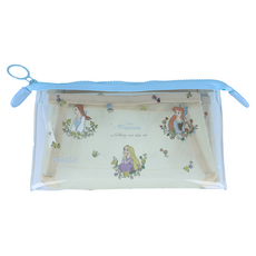 sun-star mitte 幻彩柔漾萬用收納筆袋 透明多功能收納包, 1個, 迪士尼公主