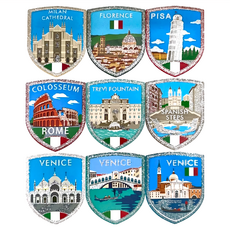 A-ONE 匯旺 義大利旅遊紀念貼紙, 義大利 五彩蔥, 1組