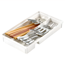 Richell 利其爾 TOTONO 廚房餐具收納盒, 高品質抗菌塑料, L款, 1個