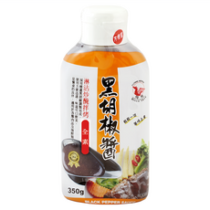 飛馬 黑胡椒醬 採用黑胡椒粒調製 香味濃郁 味道鮮美 適用於多種料理 料理必備, 350g, 1瓶
