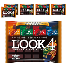 不二家 LOOK四層次巧克力, 27粒入, 18*2, 185g, 6袋
