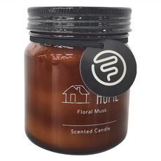 FLAVOUR 香氛蠟燭 HOME, 花香麝香調, 150g, 1個