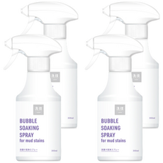 ARAWAZA 洗技 潔白洗鞋泡沫噴霧,4瓶,300ml-免刷洗/去污增白/日本進口