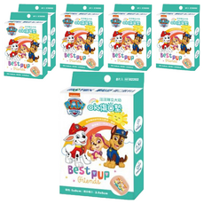 MOTEX 摩戴舒 汪汪隊立大功 傷口貼 陽光彩虹,8片,6盒, 5x8cm/藥墊:2.5x5cm