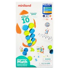 Miniland 數字10的火箭遊戲 STEM, 1組